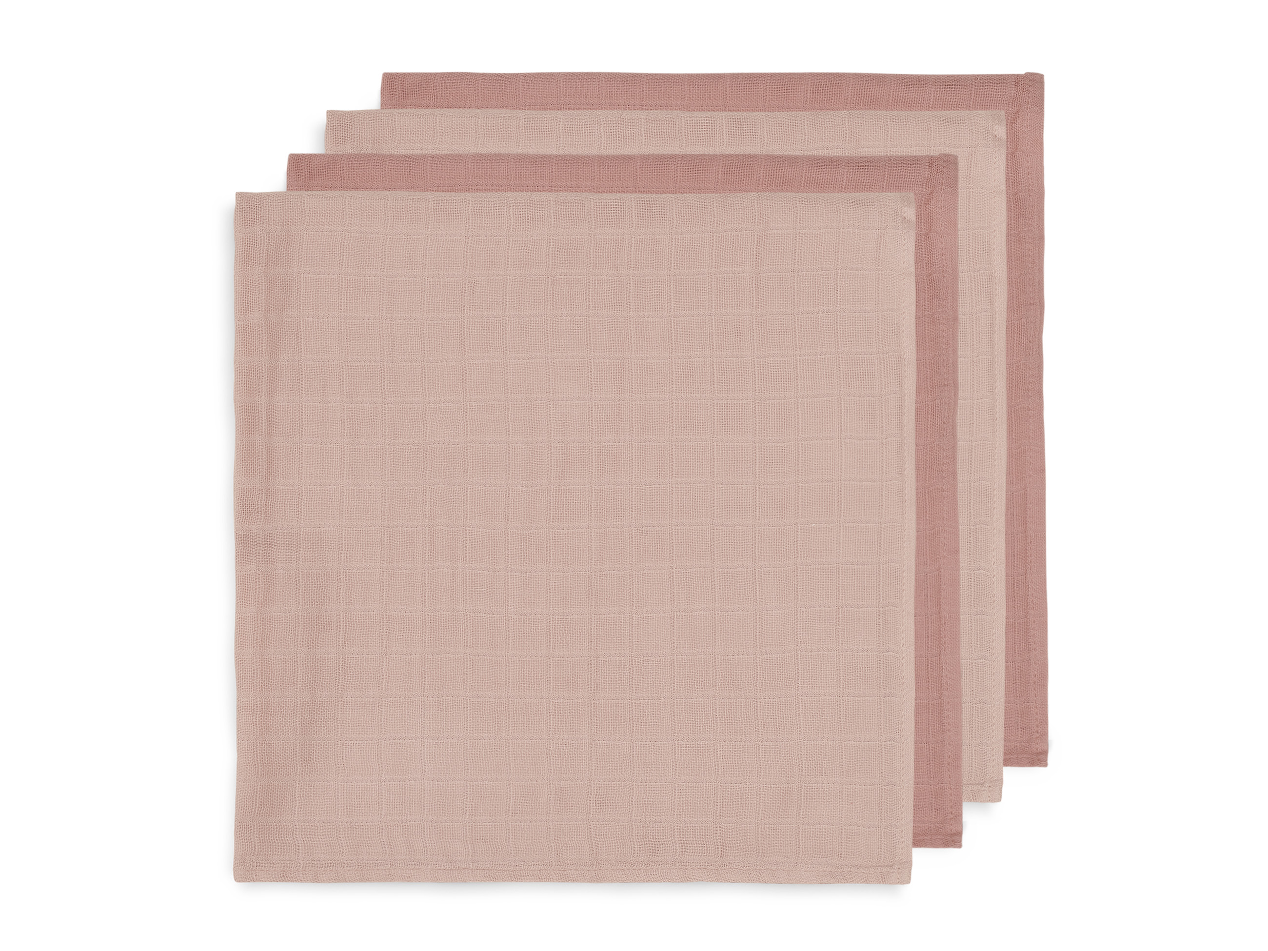 Mulltücher Bambus rosa 4er Set (70x70 cm) 