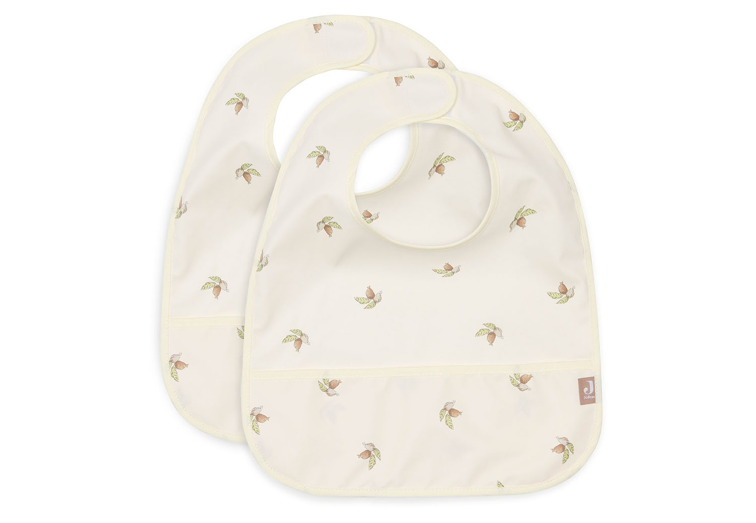 Lätzchen wasserdicht 2er Set Rosehip weiß Lätzchen wasserdicht 2er Set Rosehip weiß