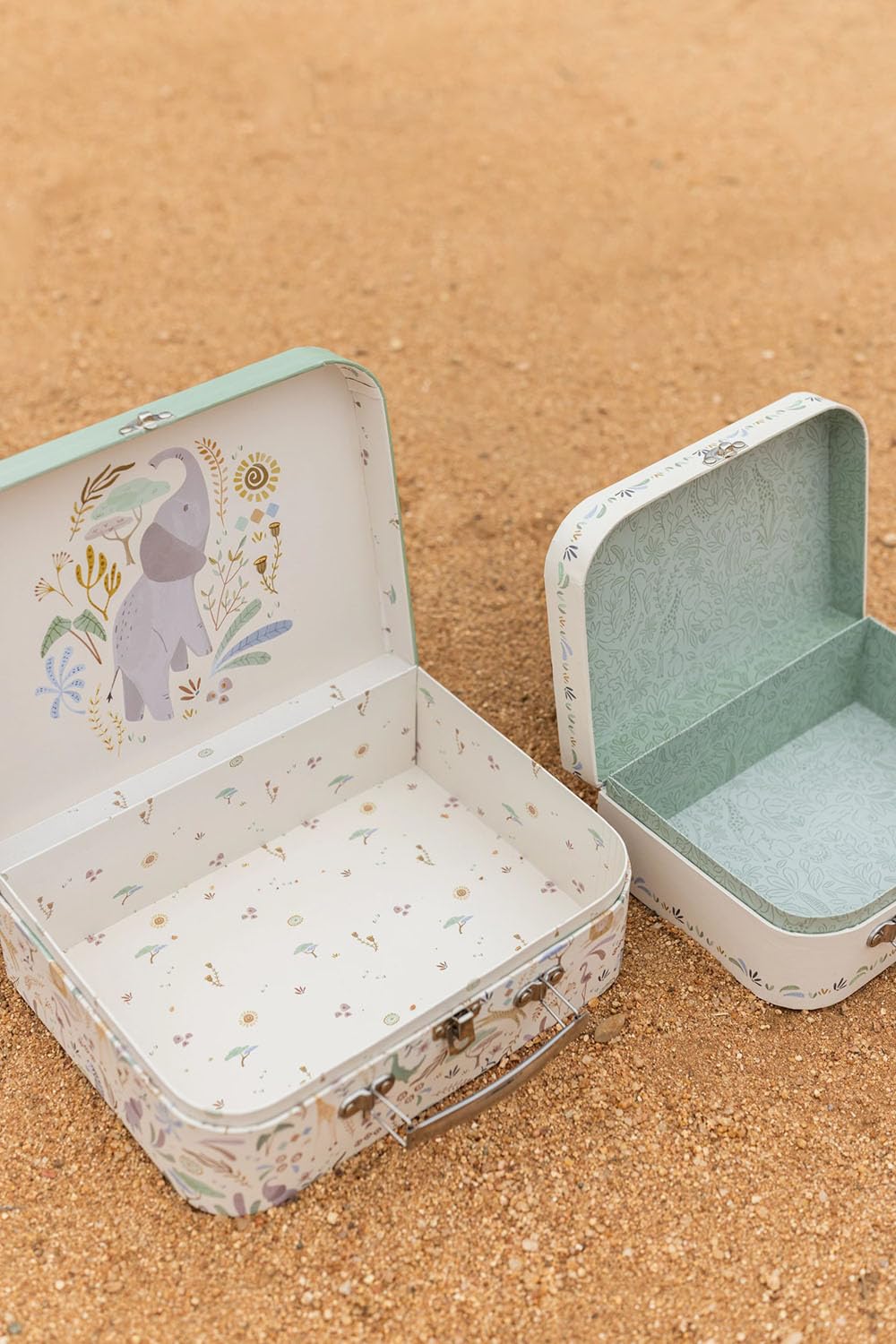 Spielzeugkoffer 2er Set - Safari Friends
