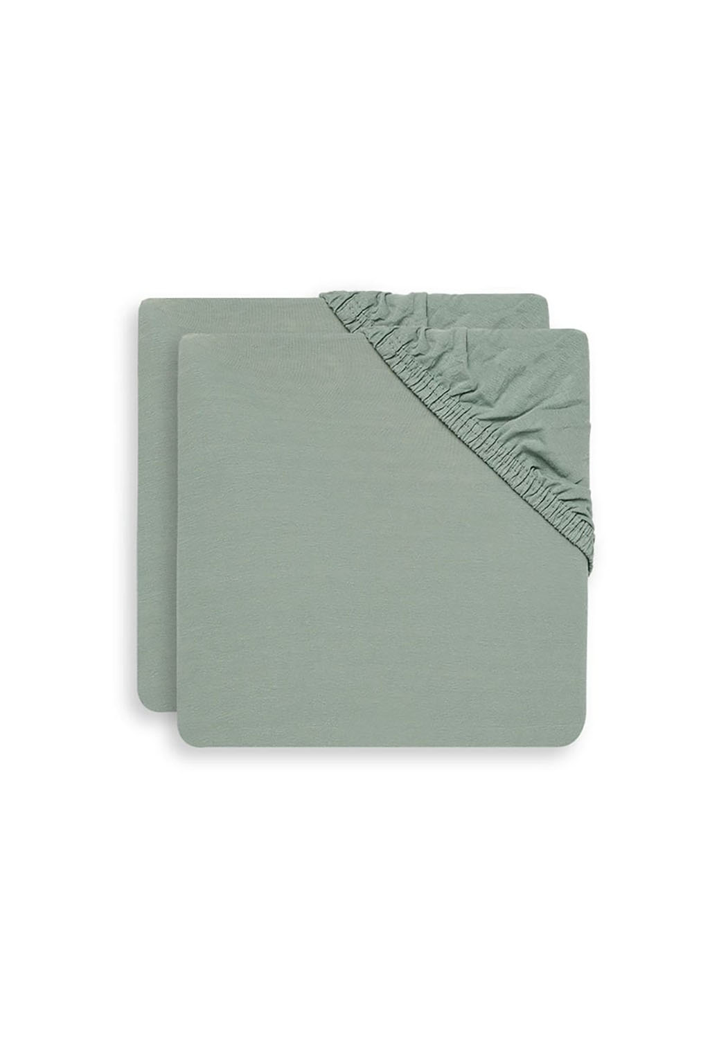 Spannbettlaken für Wiege 2er Set - Jersey aschgrün (40x80 cm) Spannbettlaken für Wiege 2er Set - Jersey aschgrün (40x80 cm)