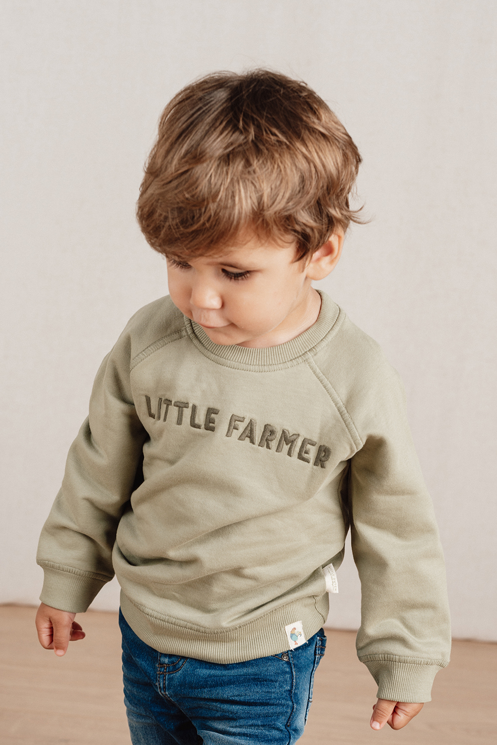 Long Sleeve Shirt / Pullover Little Farmer - Little Farm grün (Gr. 86)