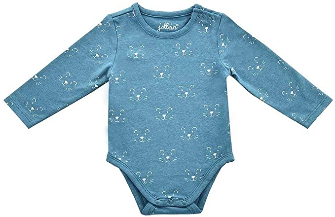 Body langarm Little Lion / Kleiner Löwe blau (Gr. 62/68)