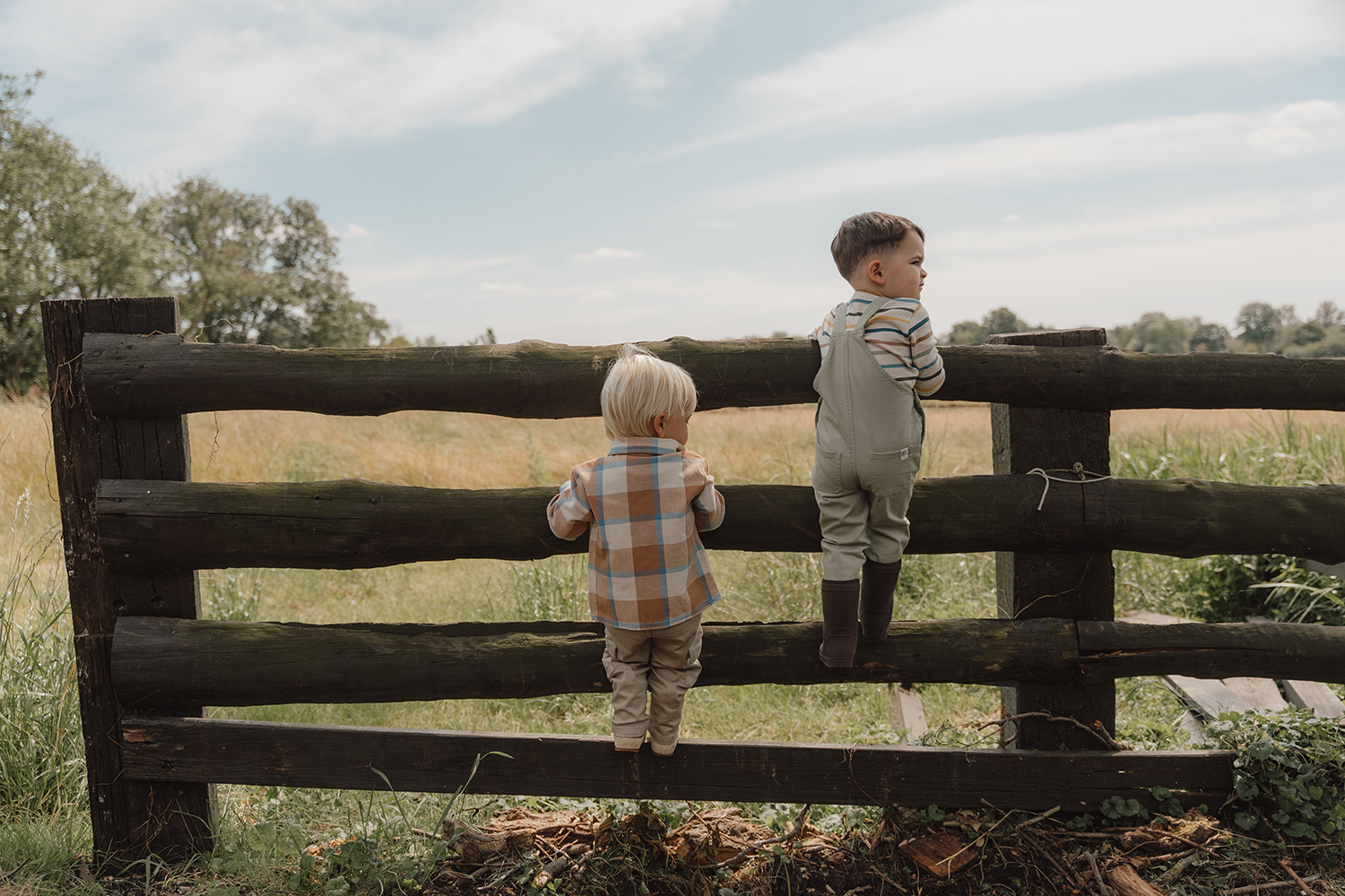 Long Sleeve Shirt / Langarmshirt gestreift - Little Farm (Gr. 86)