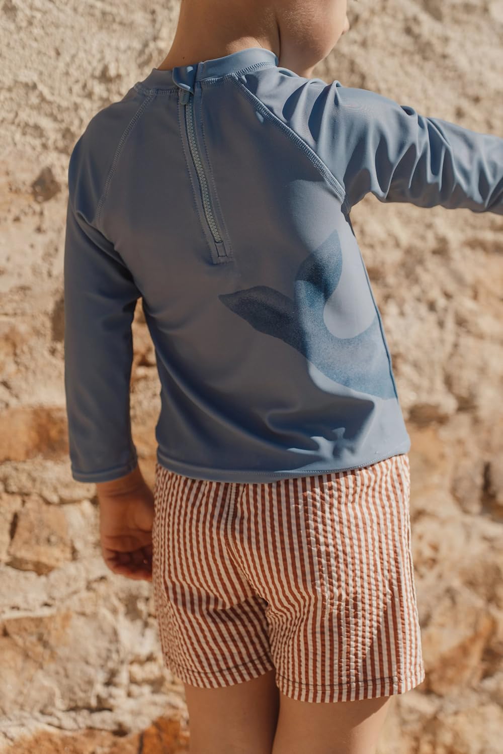 Schwimmshirt langarm Wal - Ocean Blue blau (Gr. 98/104)
