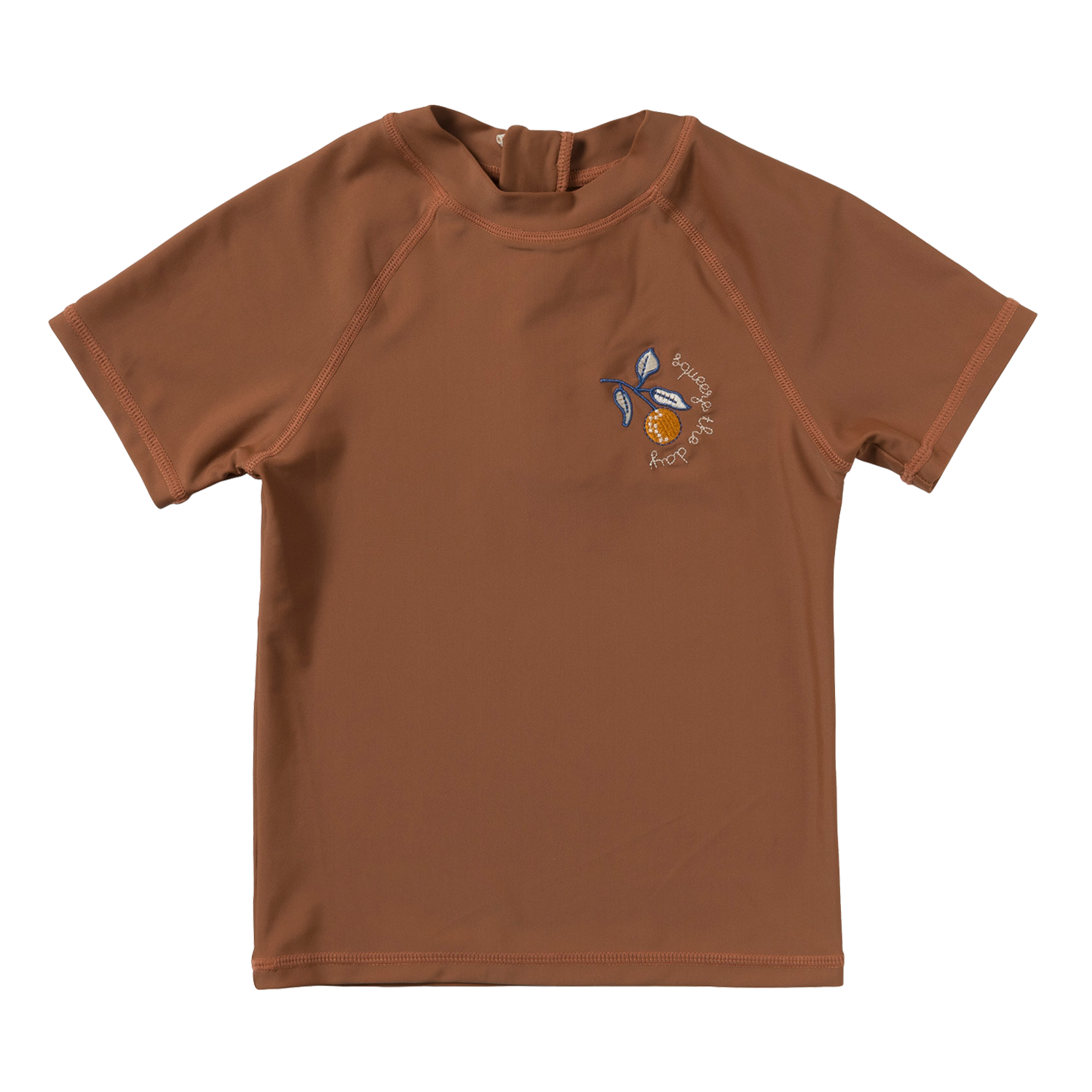 Schwimmshirt kurzarm - Solid / Sven braun (Gr. 122/128)