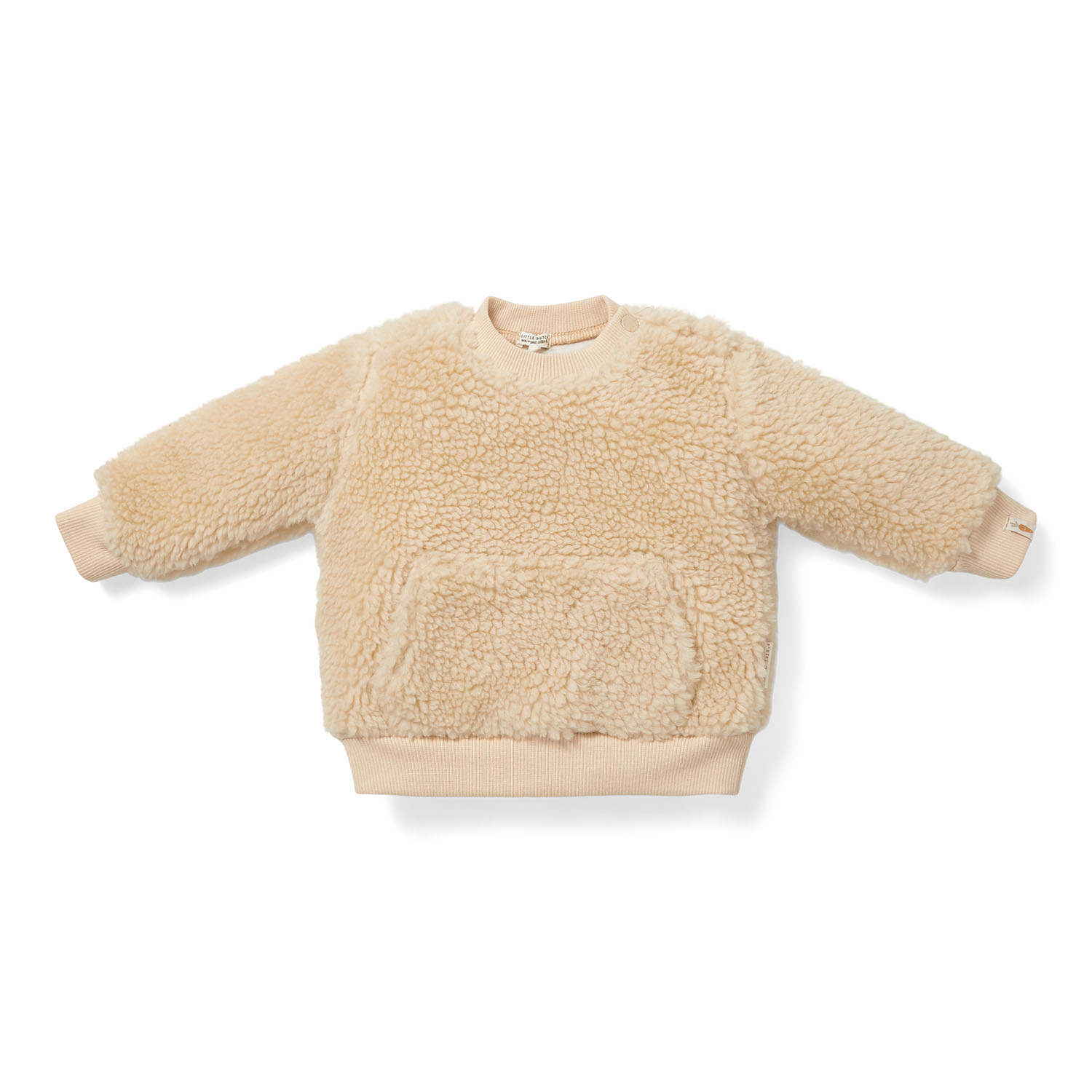 Long Sleeve Shirt / Pullover Bunny Teddyfell Winter beige (Gr. 62)