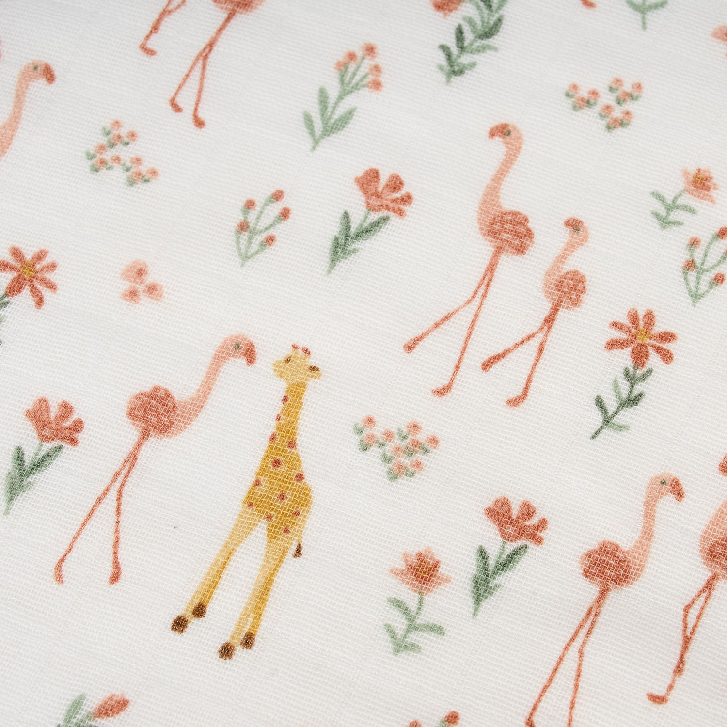 Spannbetttuch Blooming Safari - Safari Friends (90x200 cm)