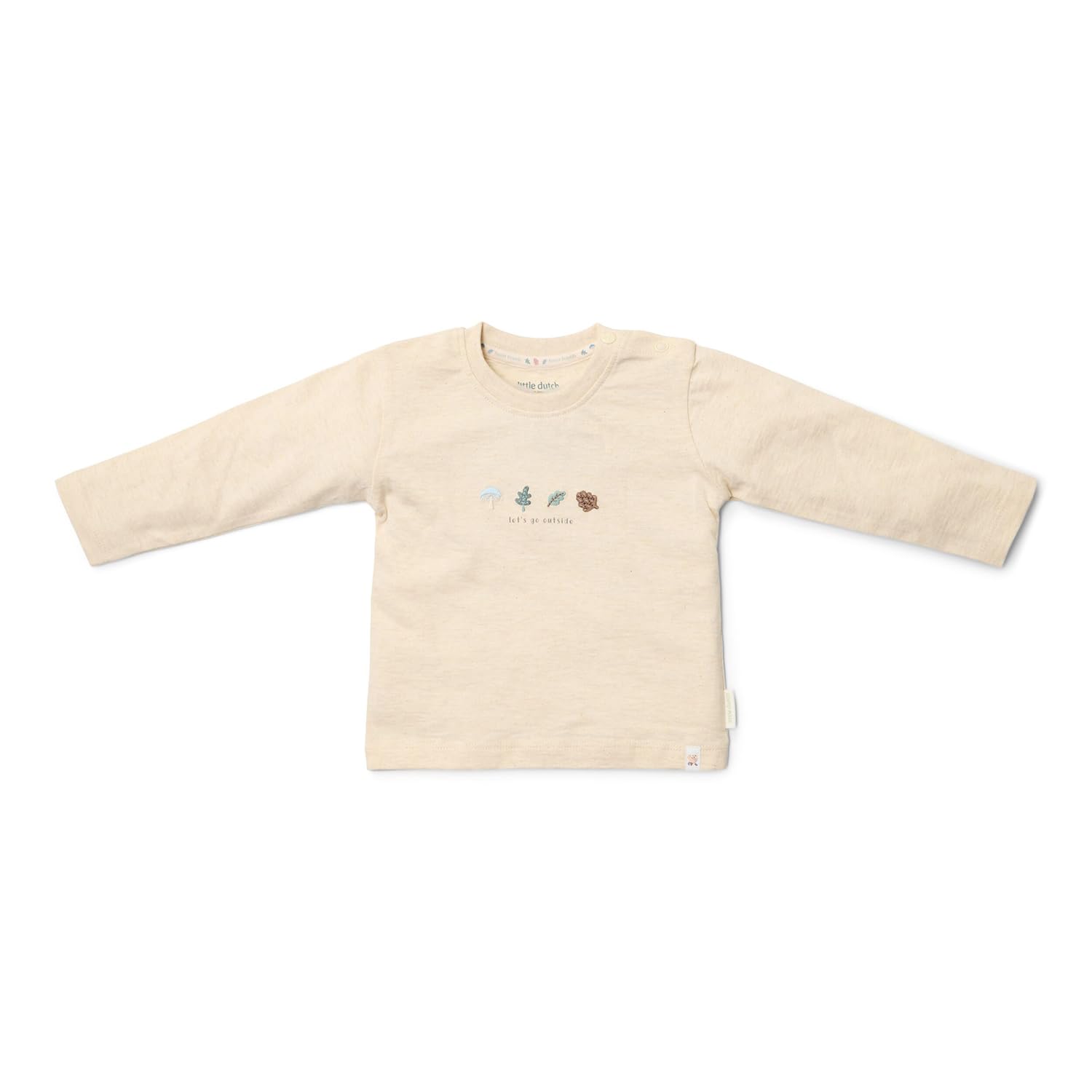 Long Sleeve Shirt / Langarmshirt - Forest Friends sand (Gr. 74)