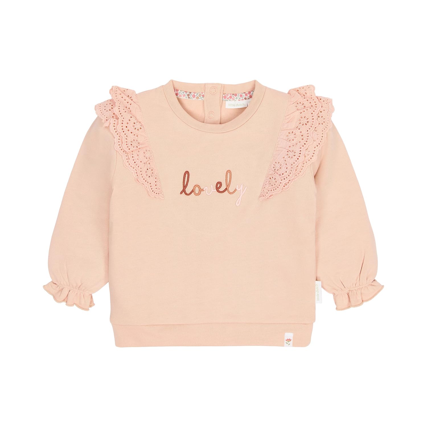 Long Sleeve Shirt / Pullover mit Rüschen - Safari Friends rosa (Gr. 74)