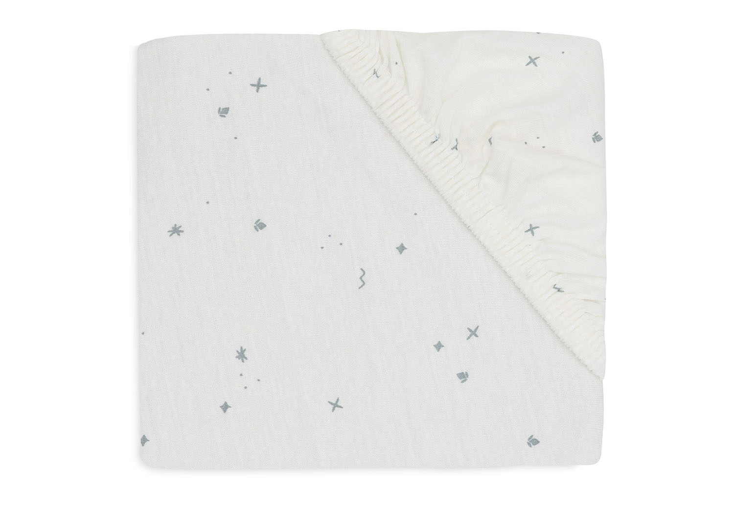 Spannbettlaken für Babybett - Twinkling sea green (60x120 cm) Spannbettlaken für Babybett - Twinkling sea green (60x120 cm)