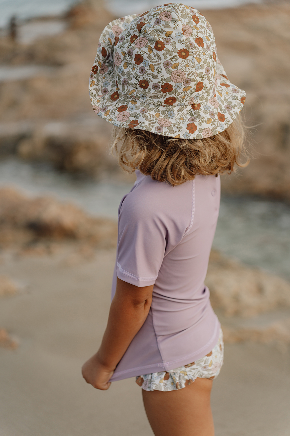Schwimmshirt kurzarm Mauve (Gr. 98/104)