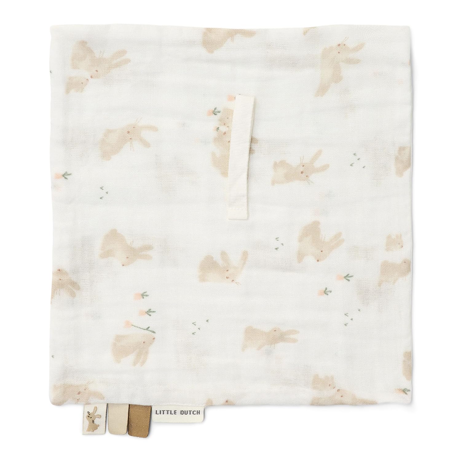 Schmusetuch Schnullertuch Baby Bunny - Newborn Naturals weiß / beige