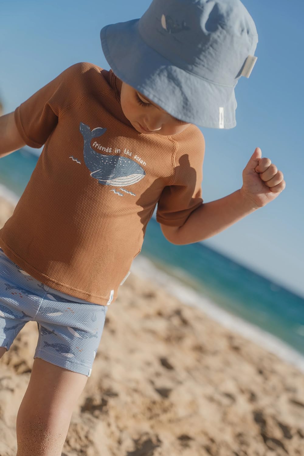 Sonnenhut wendbar - Ocean Splash (Gr. 0-12 Monate)