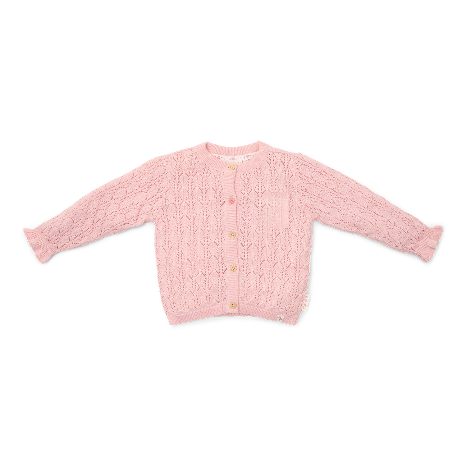 Strickjacke mit Rüschen Lotus - Fairy Garden rosa (Gr. 74) Strickjacke mit Rüschen Lotus - Fairy Garden rosa (Gr. 74)