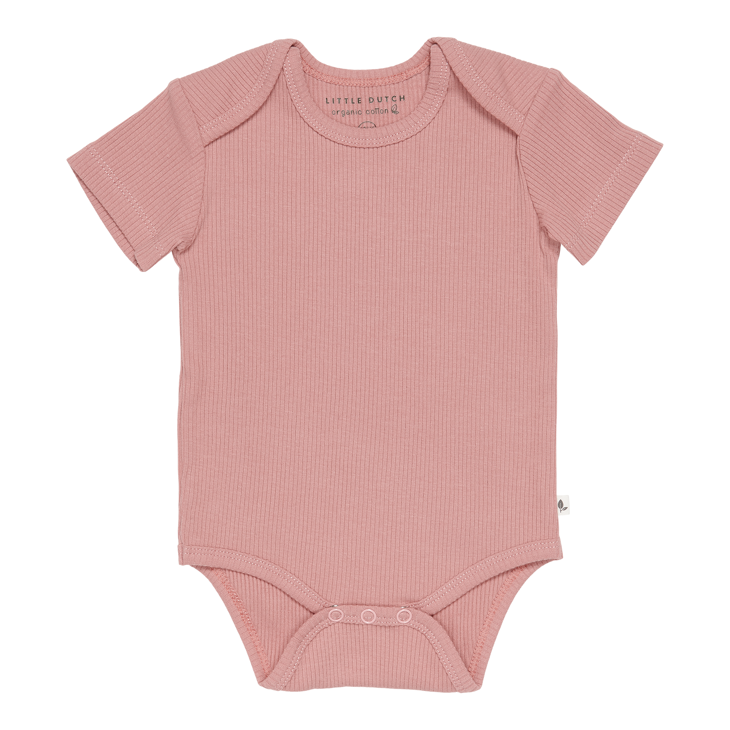 Body Rippe kurzarm vintage pink (Gr. 74/80)