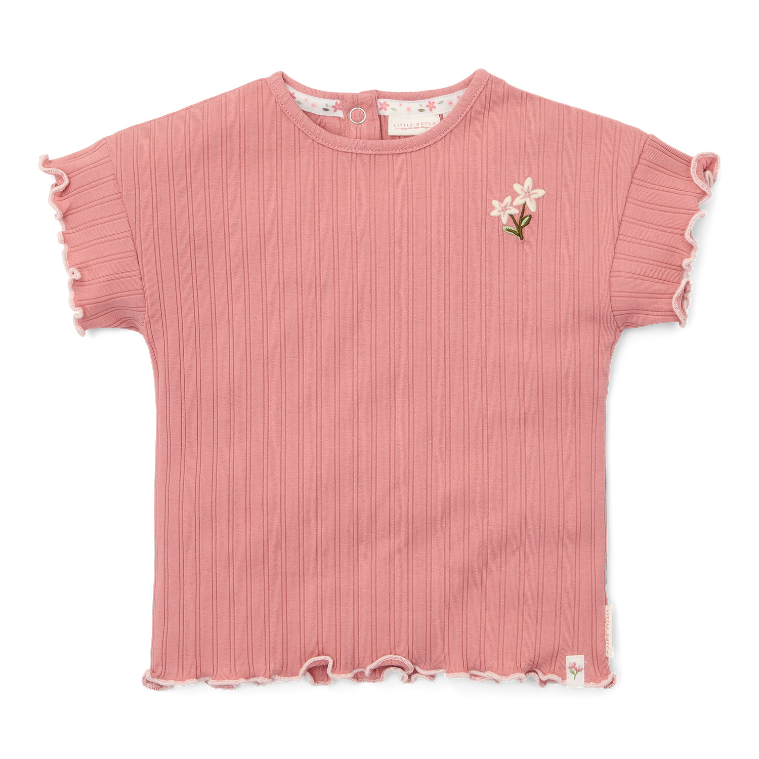 T-Shirt mit Rüschen - Fairy Garden Pink Blush (Gr. 74) T-Shirt mit Rüschen - Fairy Garden Pink Blush (Gr. 74)
