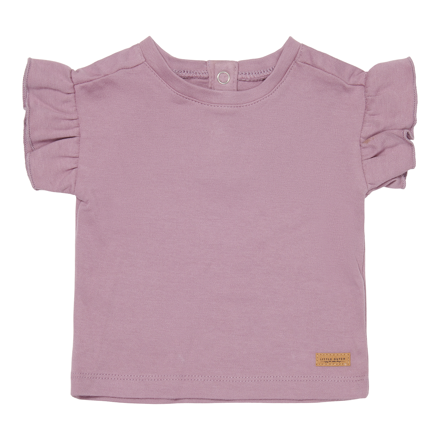 T-Shirt mit Rüschen mauve (Gr. 80)