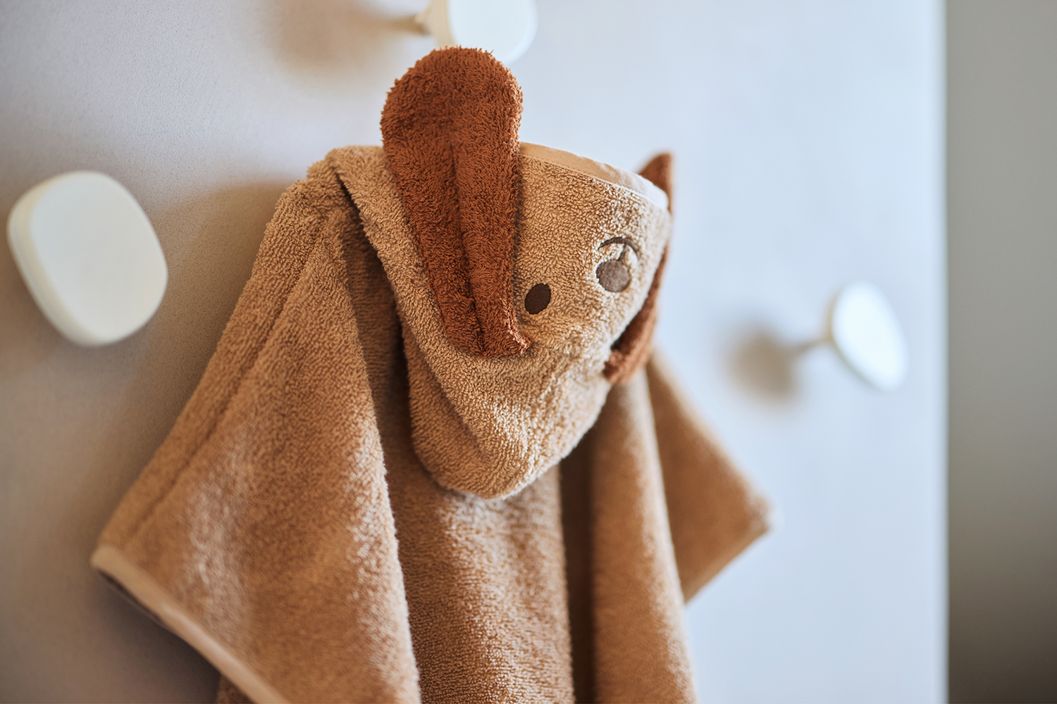 Badeponcho Hund Diego - Tiny Park braun