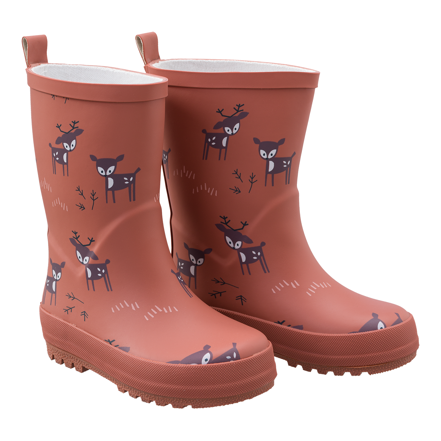 Gummistiefel / Regenstiefel - Reh kupfer (Gr. 21) Gummistiefel / Regenstiefel - Reh kupfer (Gr. 21)