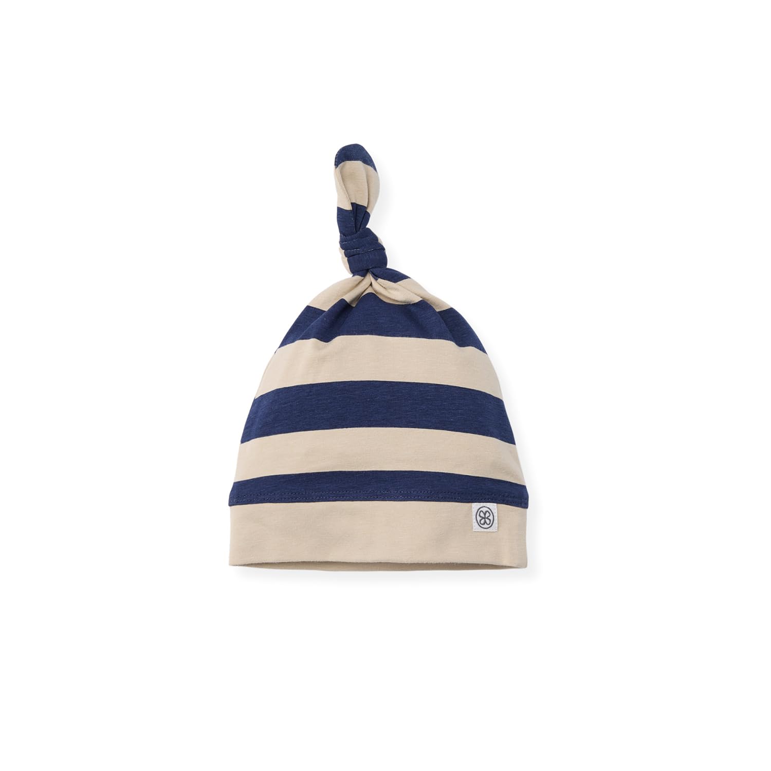 Mütze mit UV-Schutz (UPF 50+) Navy Stripe - blau / beige (Gr. 50/56)