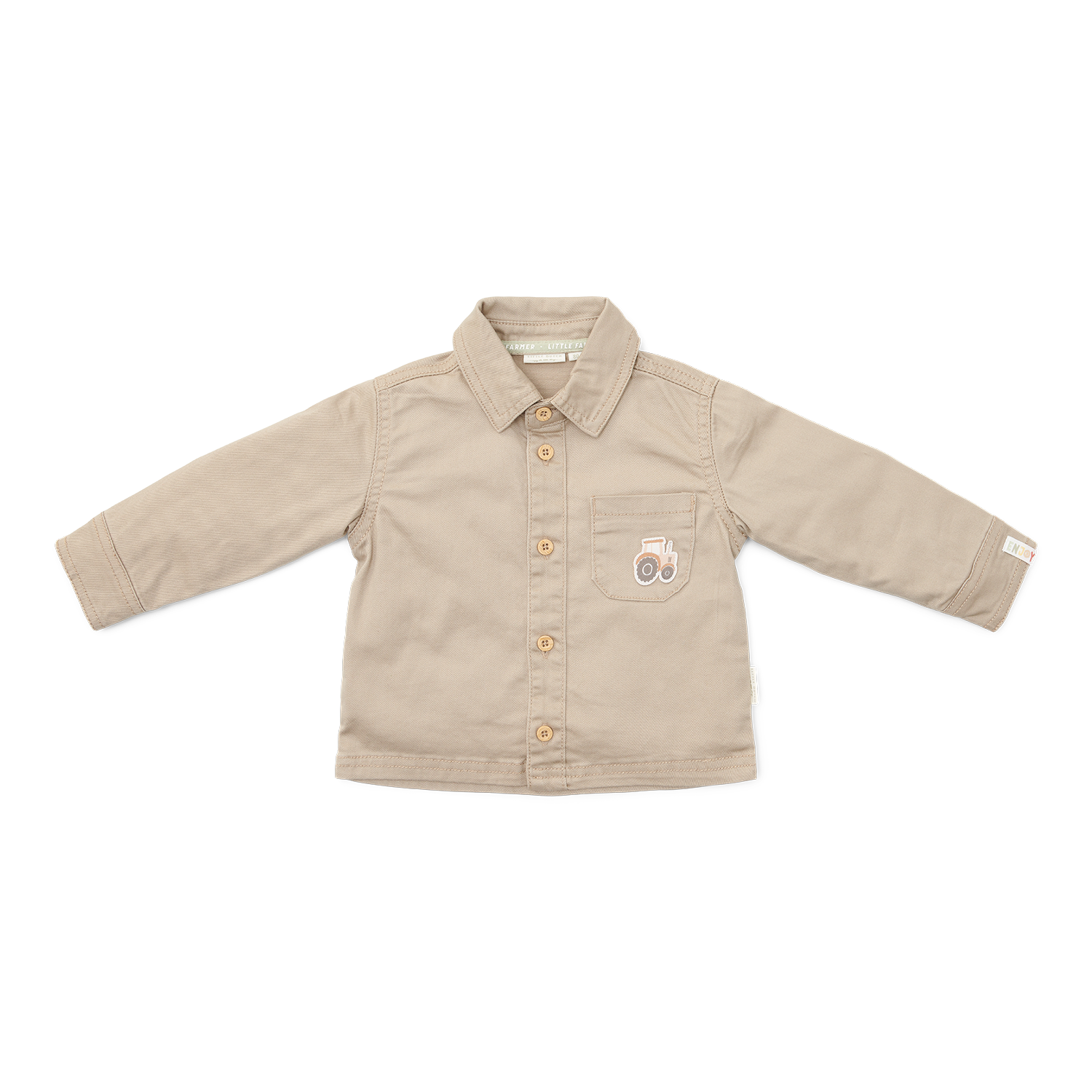 Überhemd - Little Farm beige (Gr. 74) Überhemd - Little Farm beige (Gr. 74)