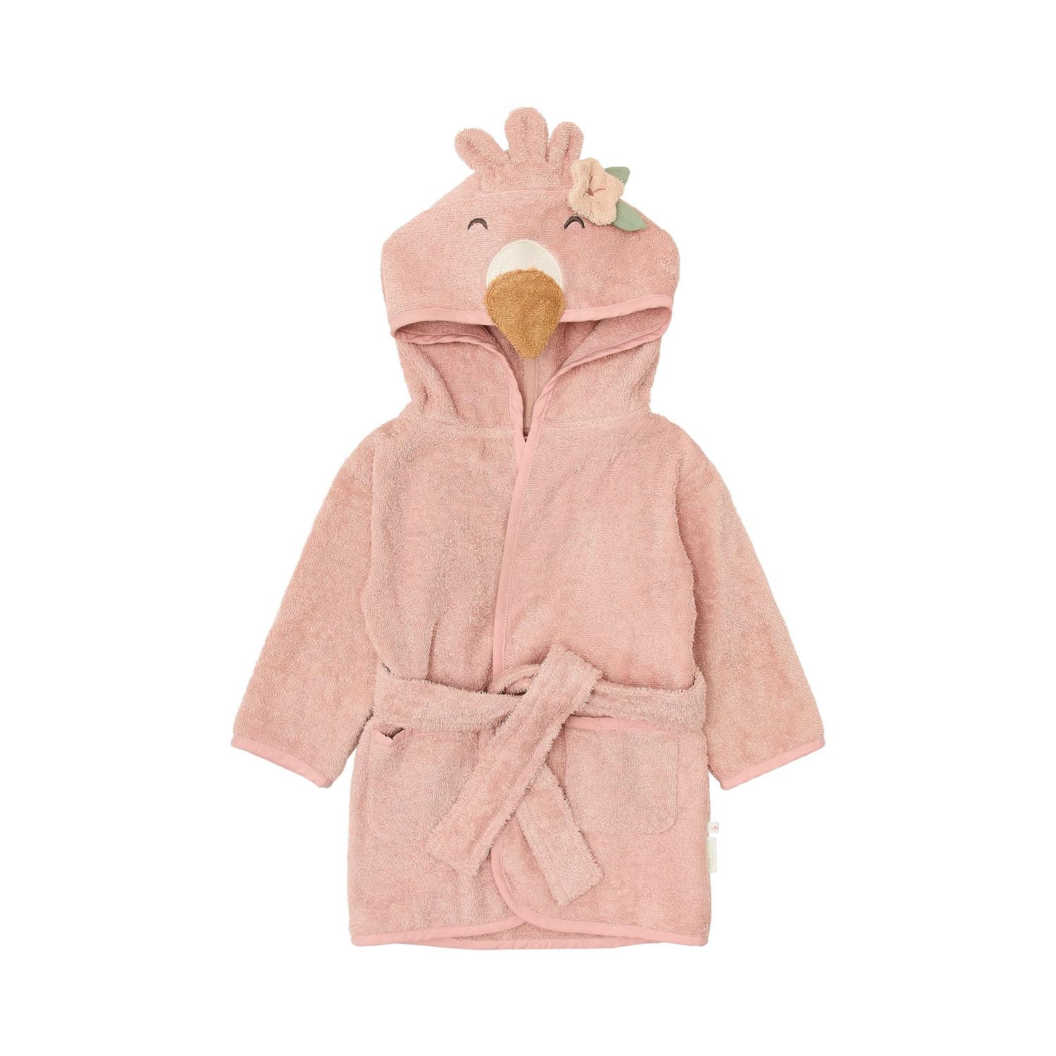 Bademantel Flamingo - Safari Friends rosa (Gr. 74/80)
