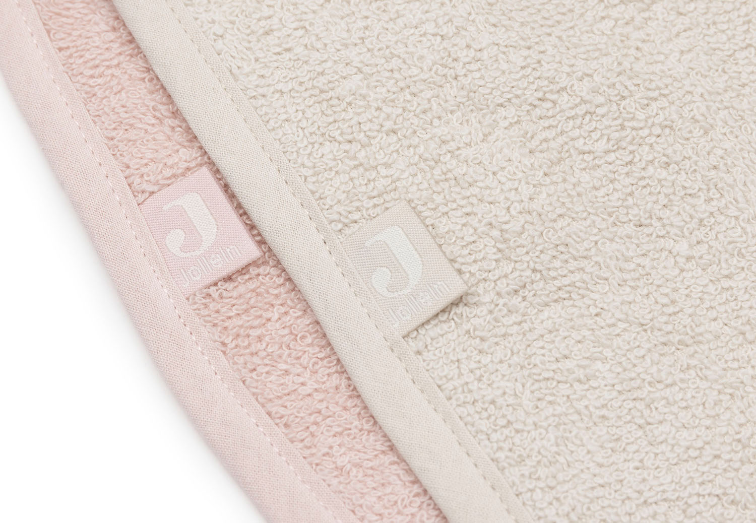 Lätzchen Frottee 2er Set  - Silk Rose / Sand - rosa / beige