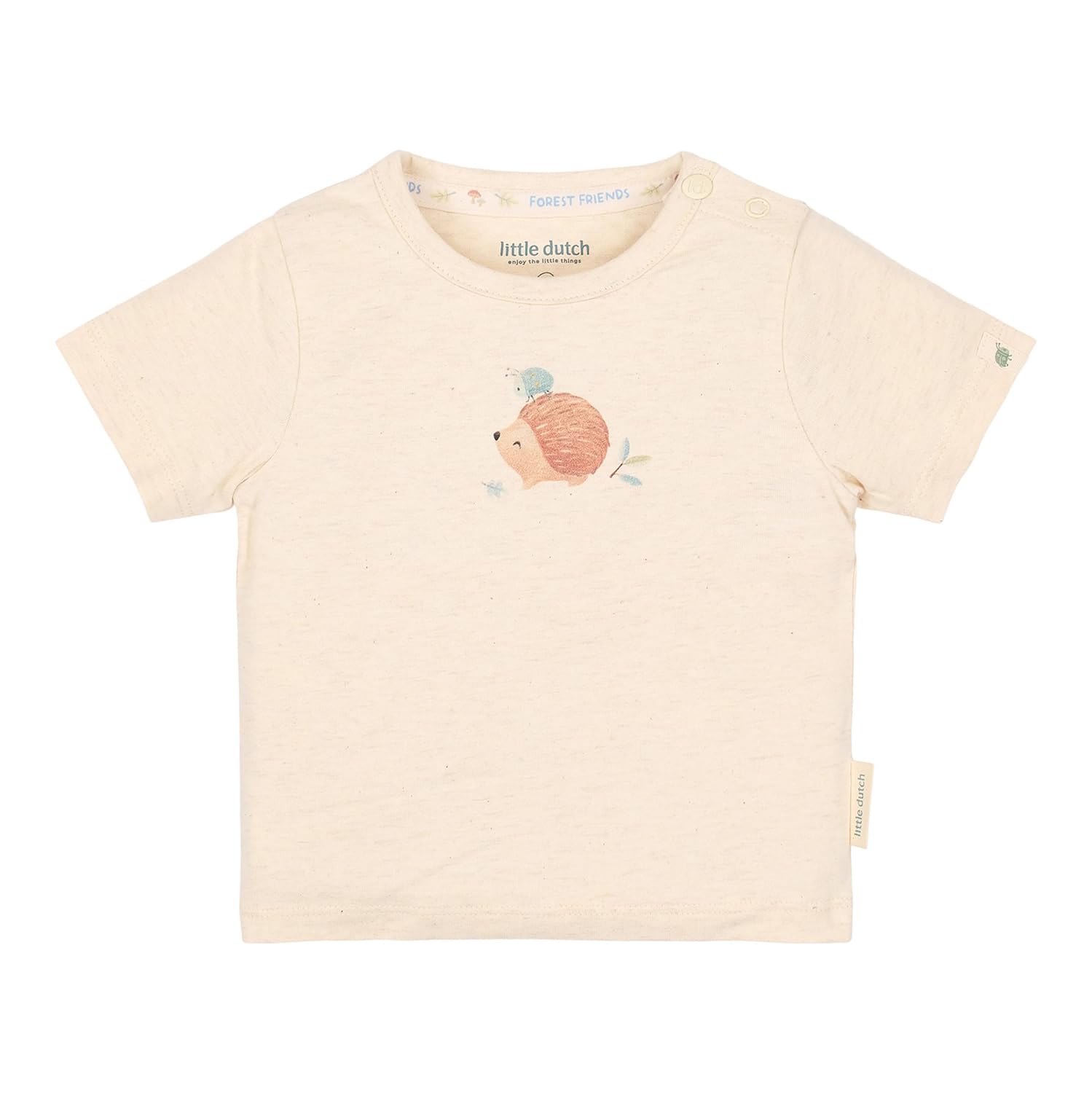 T-Shirt Igel Sand Melee - Forest Friends beige (Gr. 50)