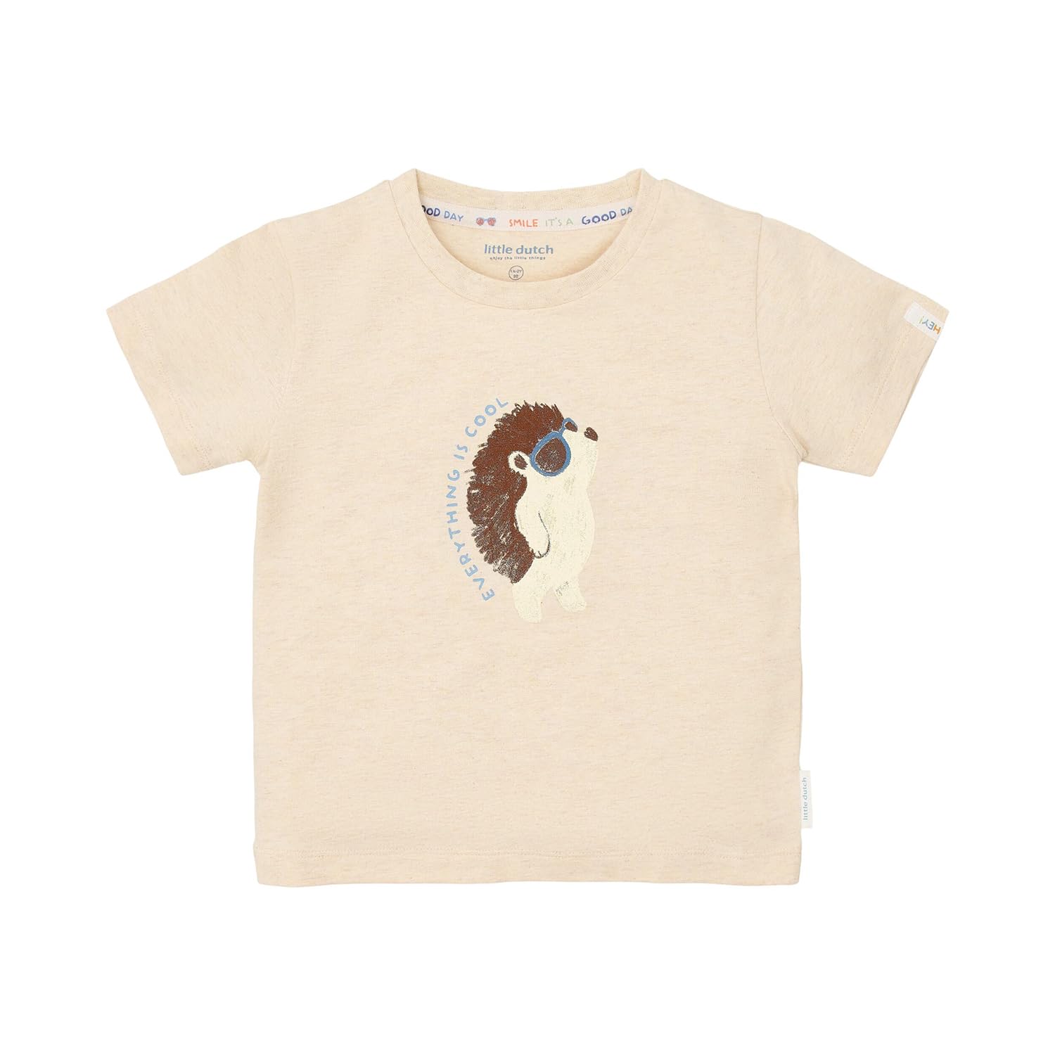 T-Shirt Igel Biscuit Melange - Forest Friends sand / beige (Gr. 74)