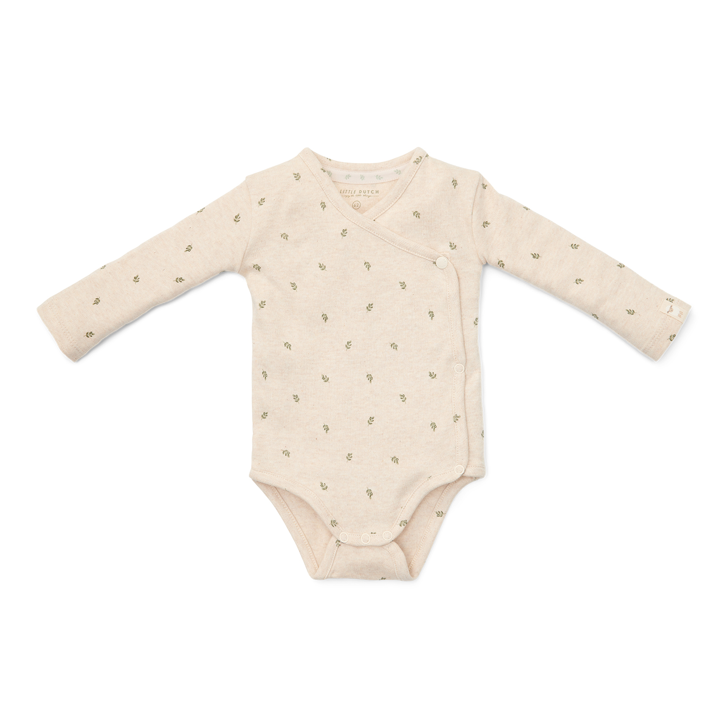 Body / Wickelbody langarm Green Leaves - Little Farm (Gr. 44) Body / Wickelbody langarm Green Leaves - Little Farm (Gr. 44)