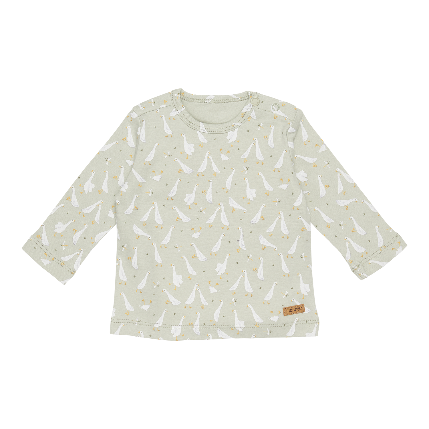 Long Sleeve Shirt / Langarmshirt Little Goose / Kleine Gans mint (Gr. 80)