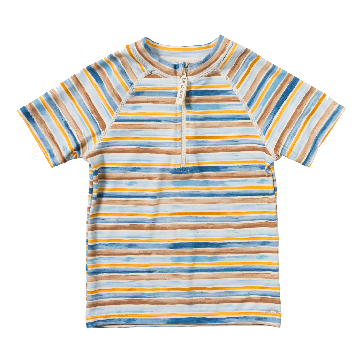 Schwimmshirt kurzarm - Dyed Stripe / Skyler blau (Gr. 62/68) Schwimmshirt kurzarm - Dyed Stripe / Skyler blau (Gr. 62/68)