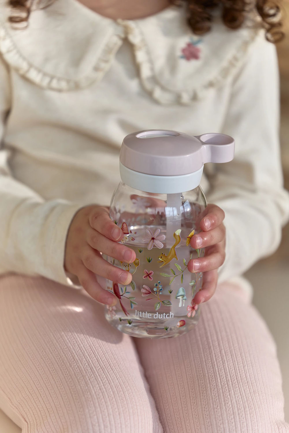 Trinkflasche mit Trinkhalm Campus Fairy Wonders - Fairy Garden 450 ml