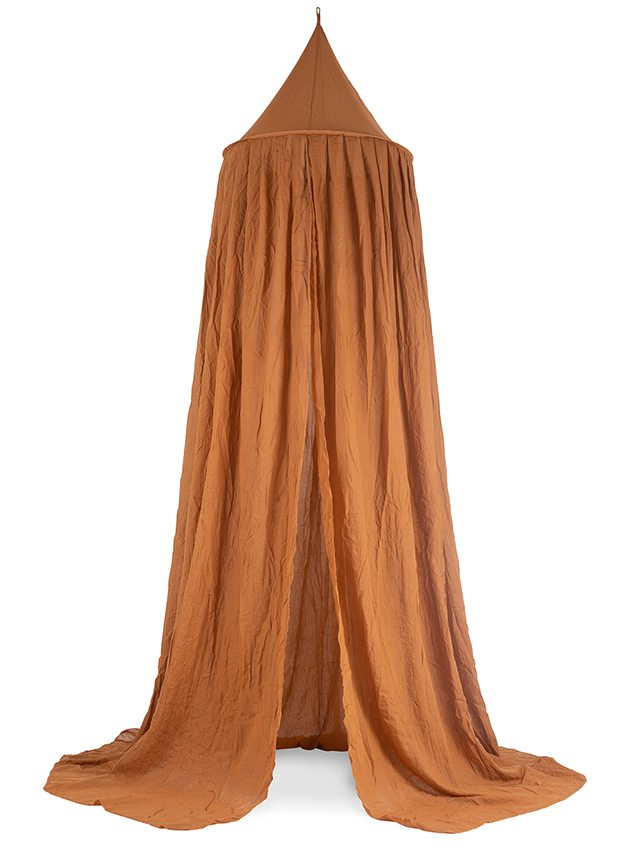 Moskitonetz Baldachin Vintage karamell (245 cm)