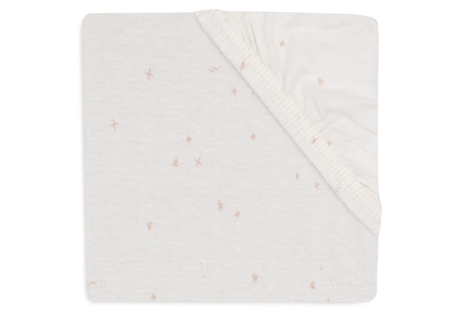 Spannbettlaken für Wiege - Twinkling wild rose (40x80 cm) Spannbettlaken für Wiege - Twinkling wild rose (40x80 cm)