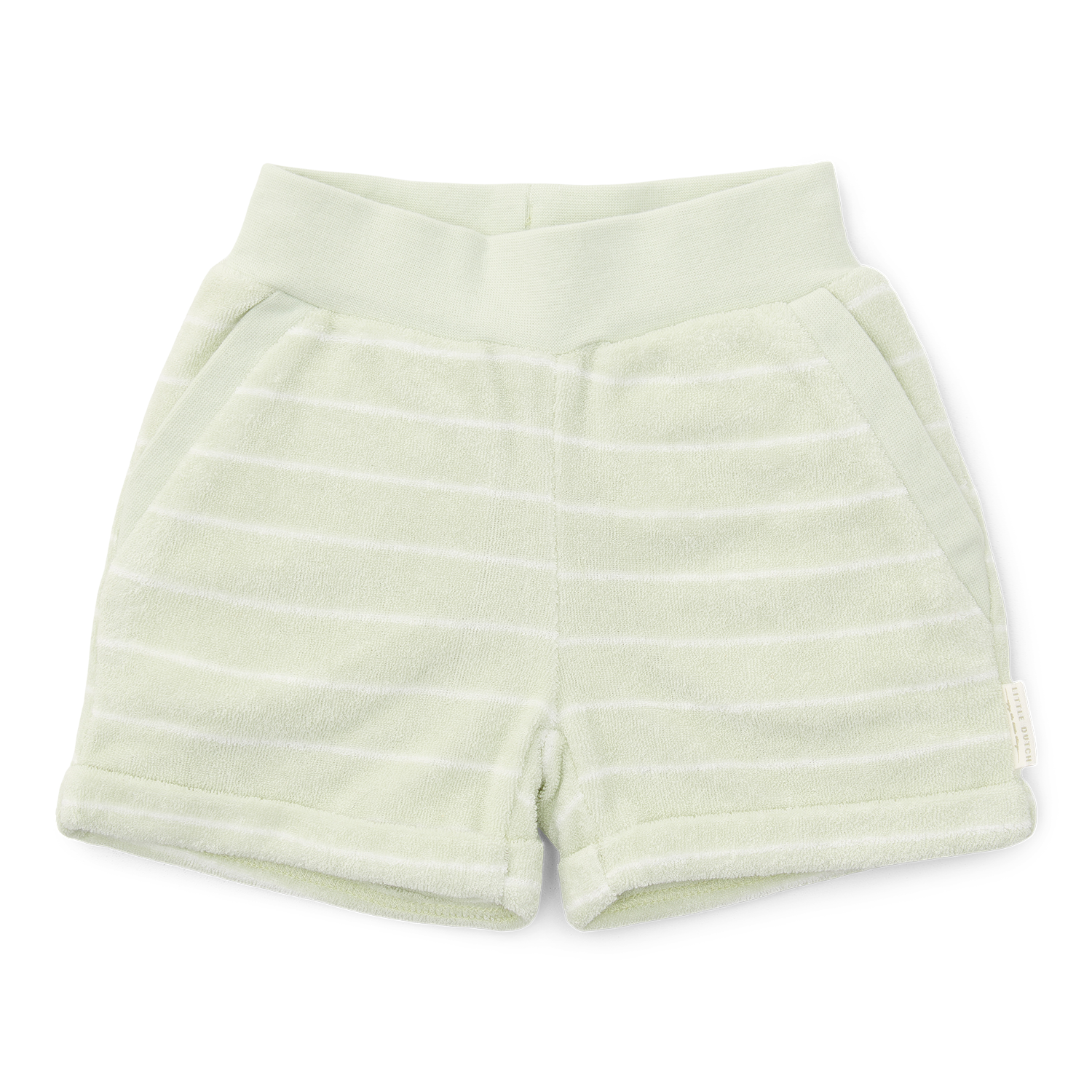 Kurze Hose / Shorts Frottee Farm Green Stripes - Little Farm grün (Gr. 74) Kurze Hose / Shorts Frottee Farm Green Stripes - Little Farm grün (Gr. 74)