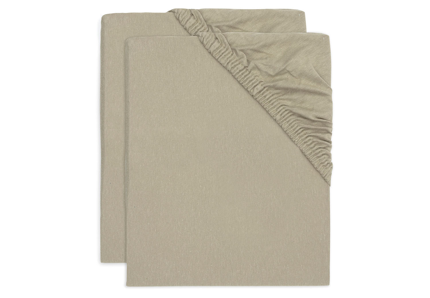 Spannbettlaken für Wiege 2er Set - Jersey olive (40x80 cm) Spannbettlaken für Wiege 2er Set - Jersey olive (40x80 cm)