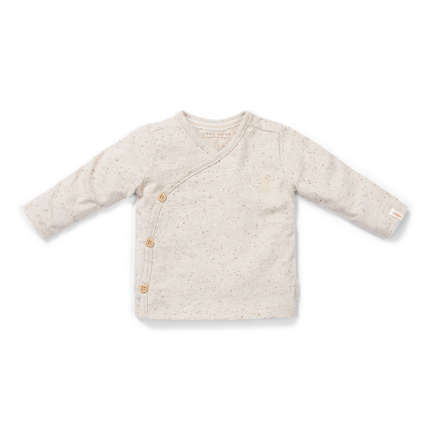 Long Sleeve Shirt / Langarmshirt / Wickelshirt - Newborn Naturals sand (Gr. 44)