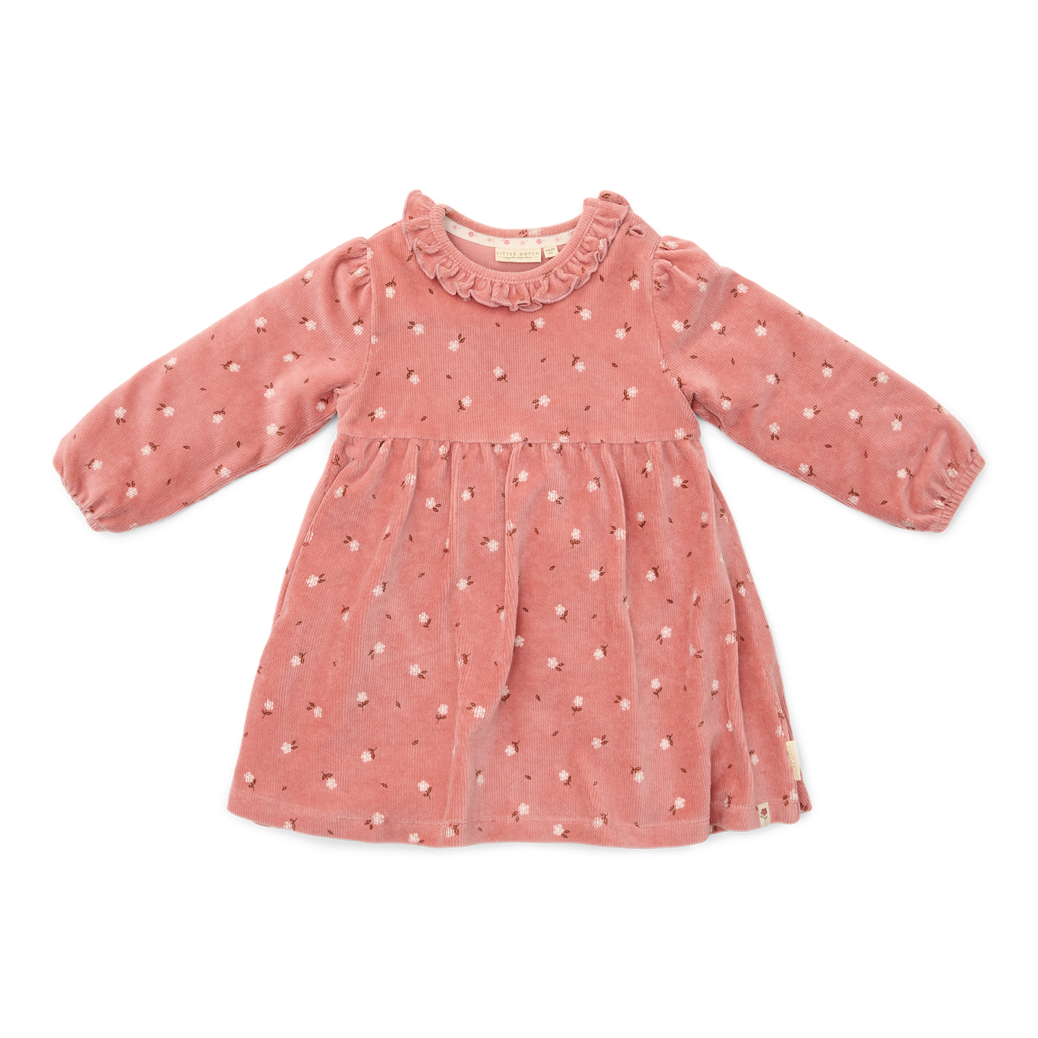 Kleid langärmlig Flowers - Little Farm warm rose (Gr. 74)