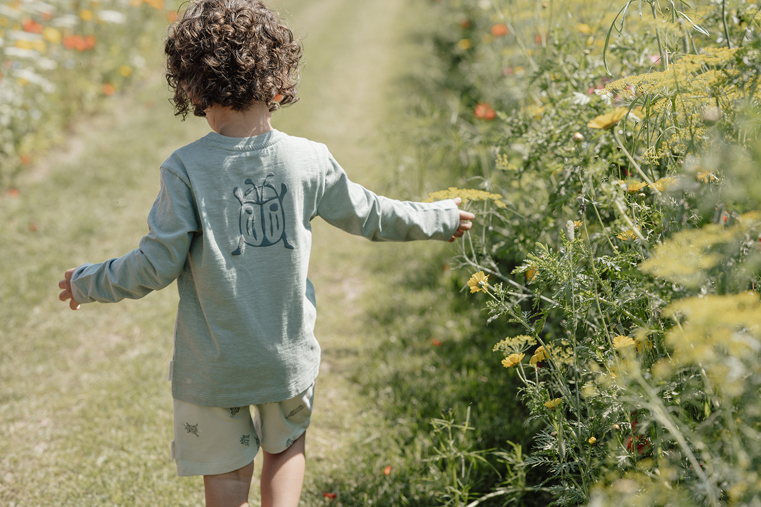 Long Sleeve Shirt / Langarmshirt - Forest Friends grün (Gr. 92)