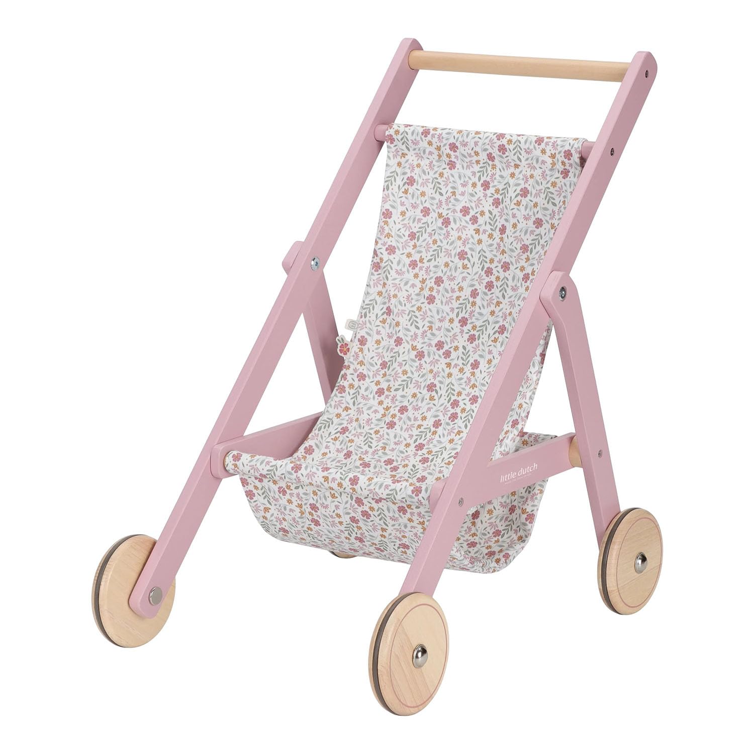 Holz Puppenbuggy - Essentials rosa