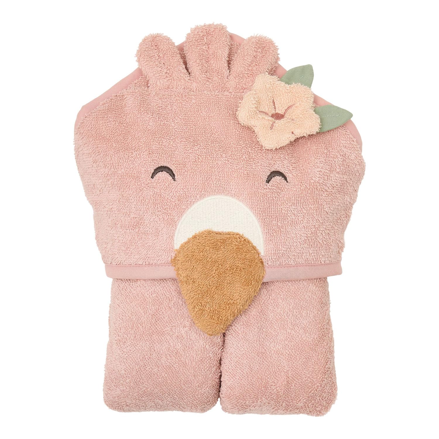 Bademantel Flamingo - Safari Friends rosa (Gr. 74/80)