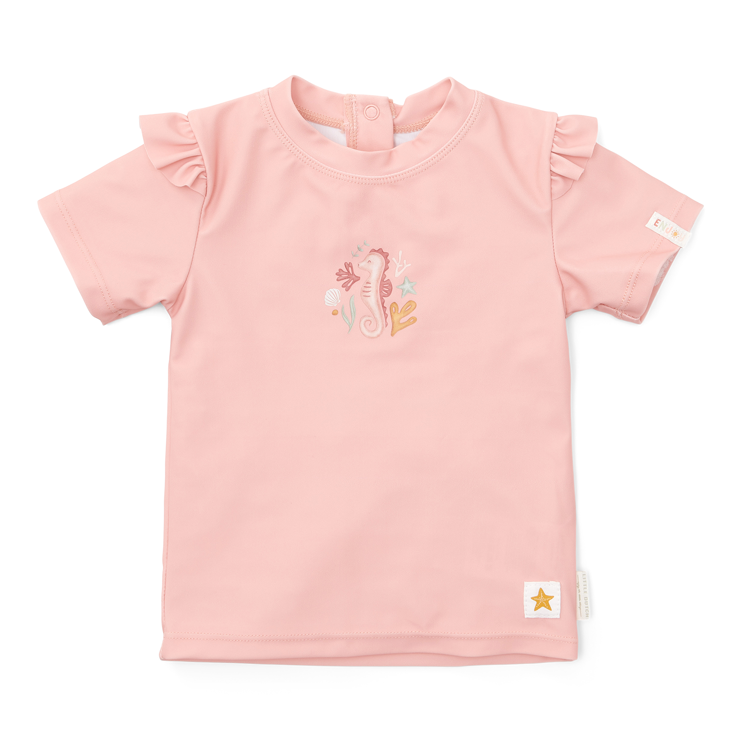 Schwimmshirt mit Rüschen kurzarm Seahorse rosa (Gr. 62/68) Schwimmshirt mit Rüschen kurzarm Seahorse rosa (Gr. 62/68)