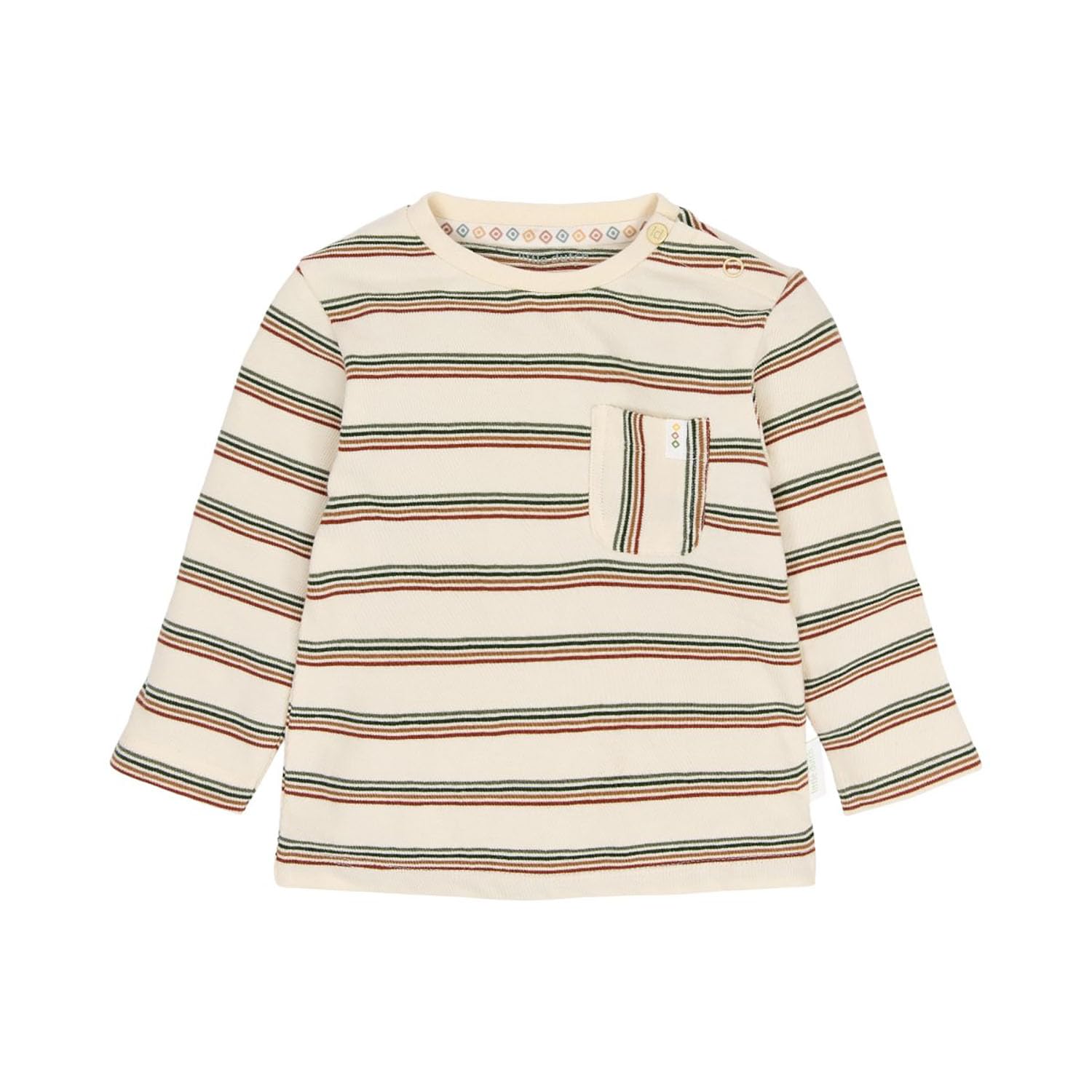 Long Sleeve Shirt / Langarmshirt Streifen - Safari Friends (Gr. 86)