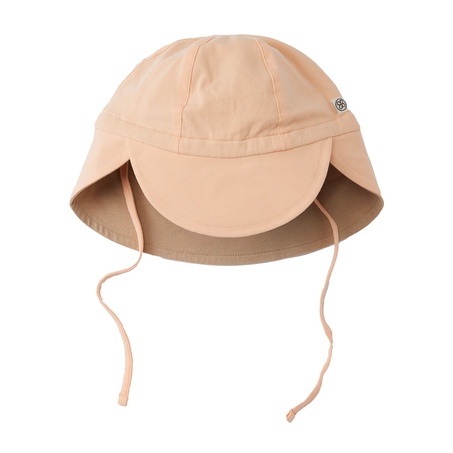 Sonnenhut wendbar mit UV-Schutz (UPF 50+) - aprikose / beige (Gr. 18-36 Monate)