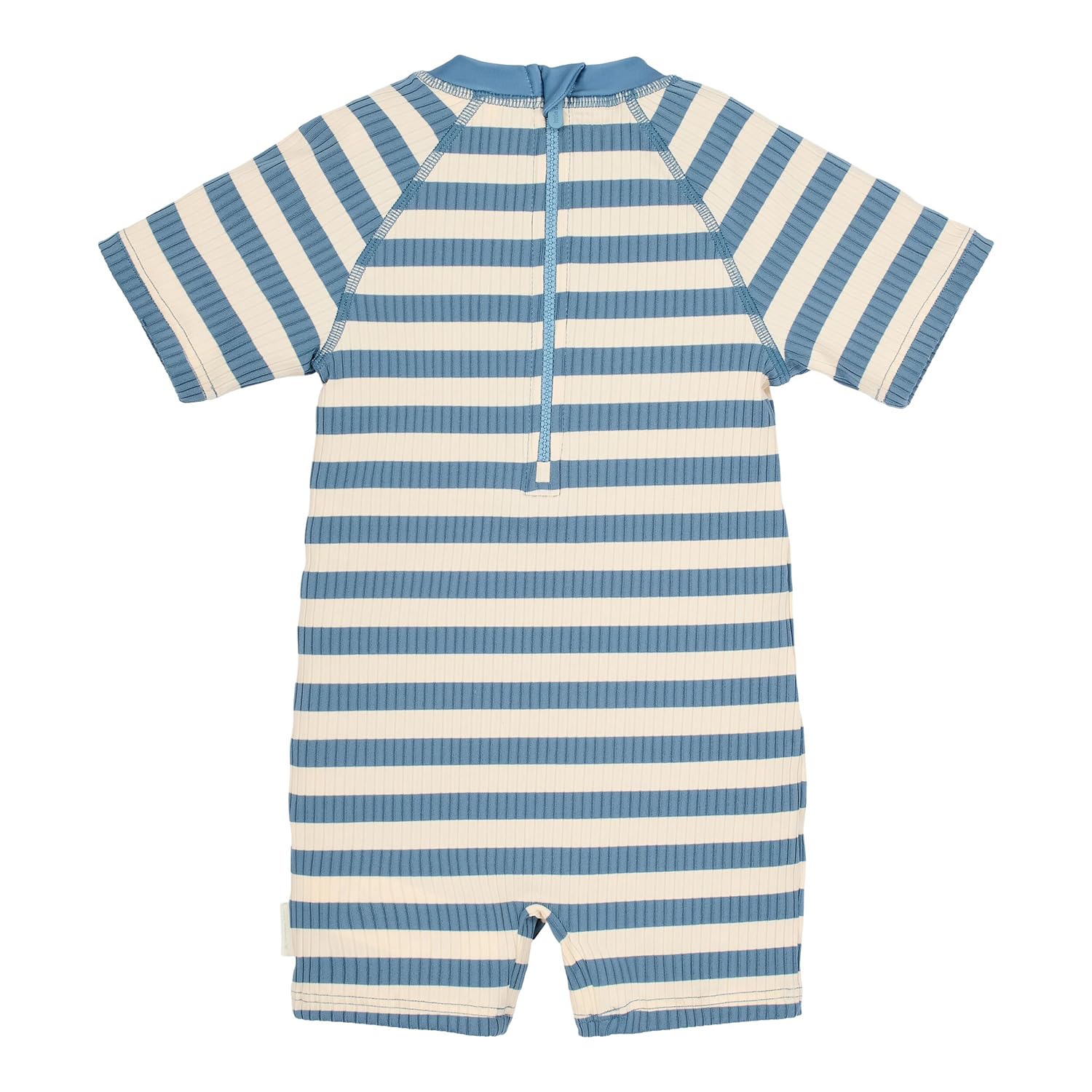 Schwimmanzug kurzarm - Ocean Blue Stripes blau / weiß (Gr. 98/104)