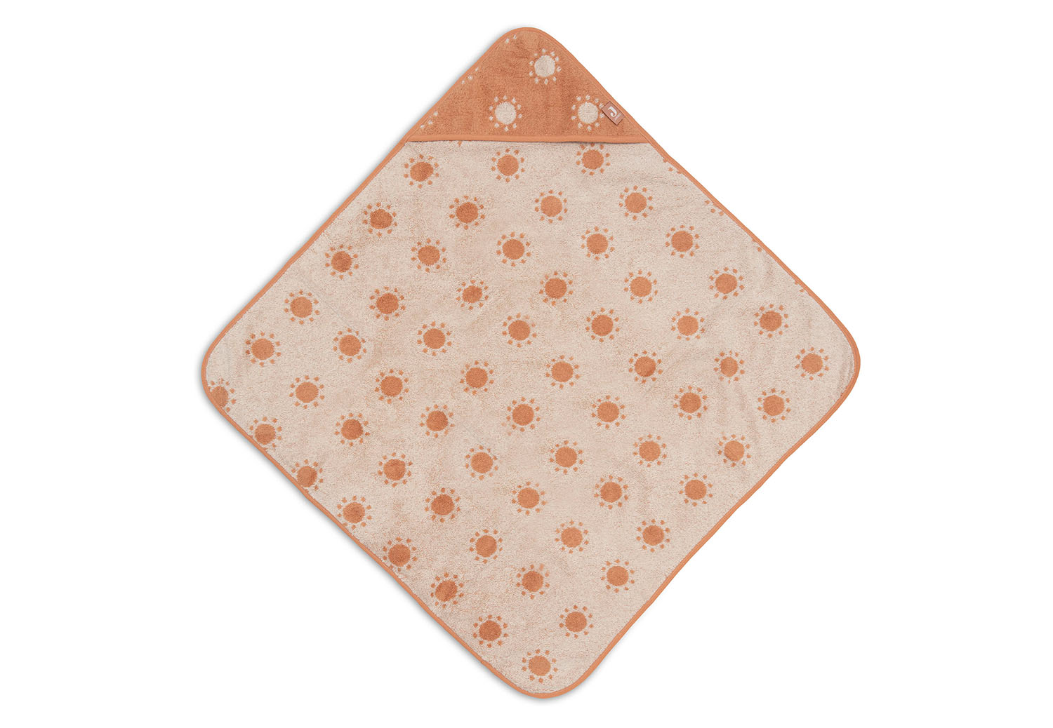 Kapuzenhandtuch Frottee - Jacquard Sun (75x75 cm)