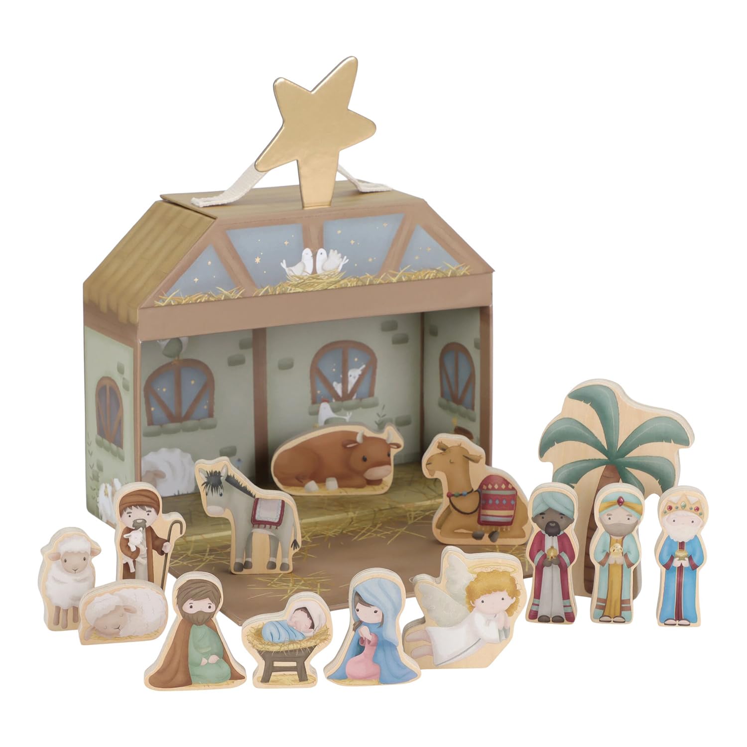 Holz Krippe - Weihnachten
