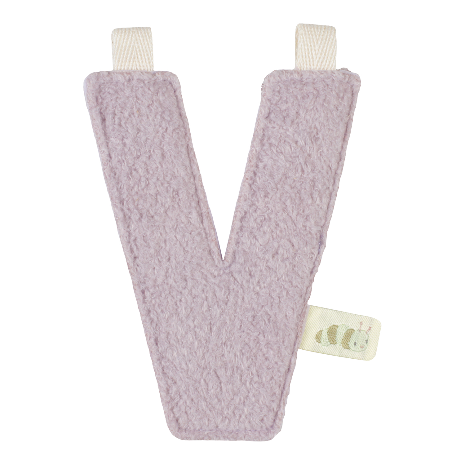 Anhänger Stoffbuchstabe "V" Anhänger Stoffbuchstabe "V"