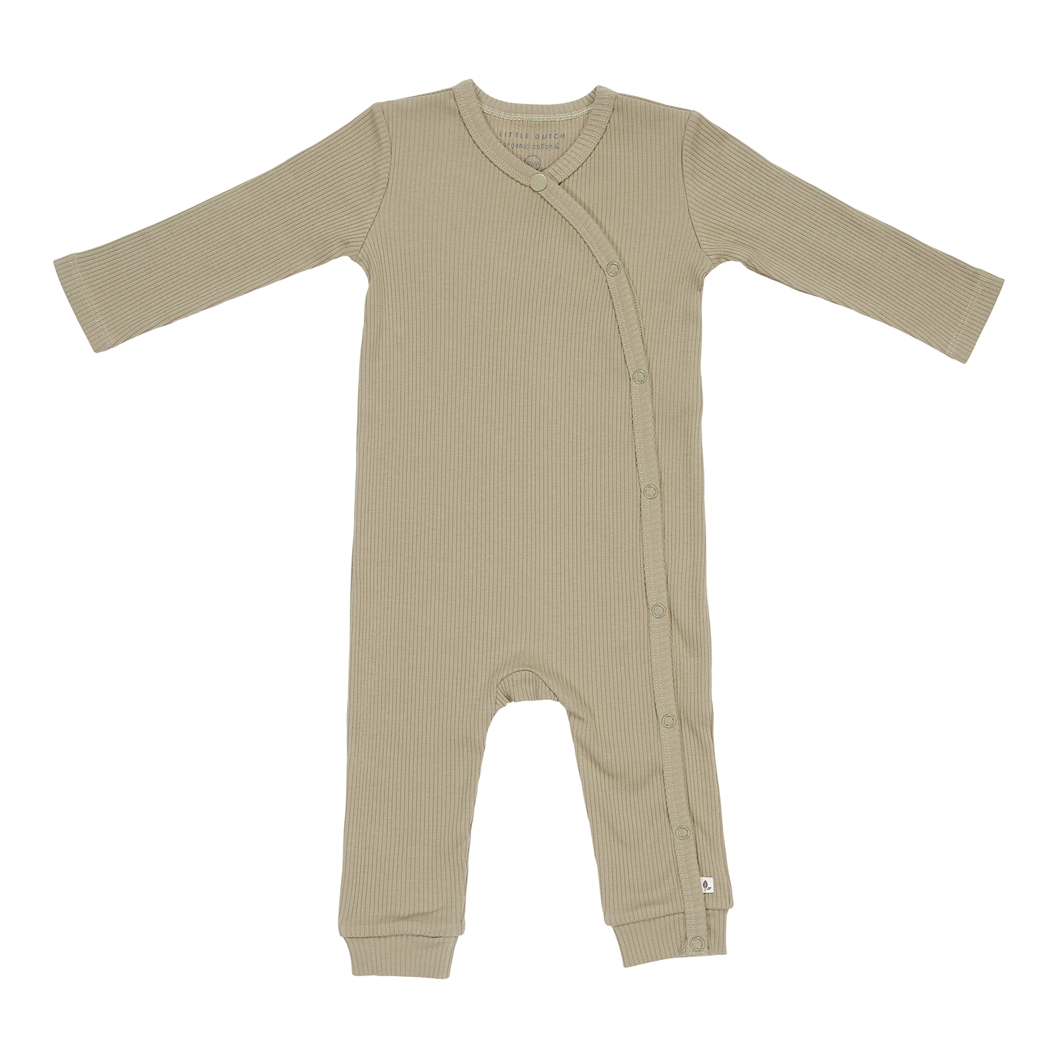 Strampler Rippe langarm olive (Gr. 86/92) Strampler Rippe langarm olive (Gr. 86/92)